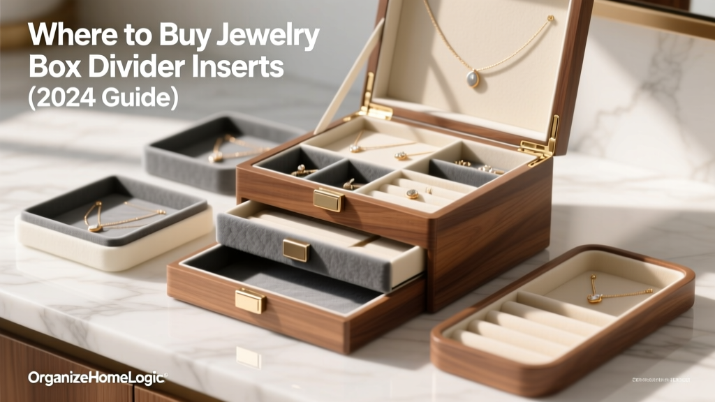 Where to Buy Jewelry Box Divider Inserts (2024 Guide)
