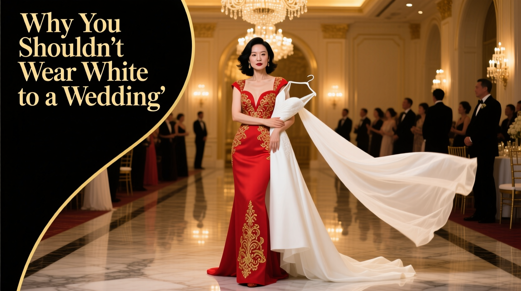 how important isitnot to wera white to someones wedding