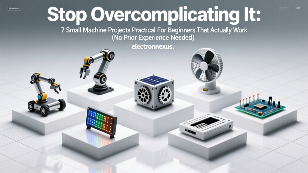 Stop Overcomplicating It: 7 Small Machine Projects Practical For Beginners That Actually Work (No Prior Experience Needed)