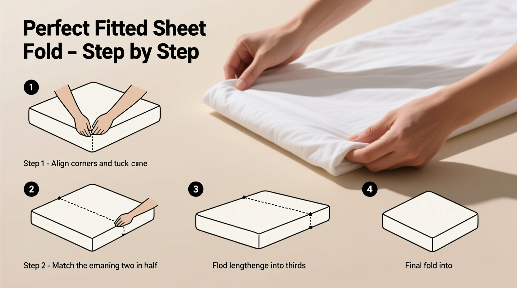 how to fold fitted sheets perfectly every time with step by step guide