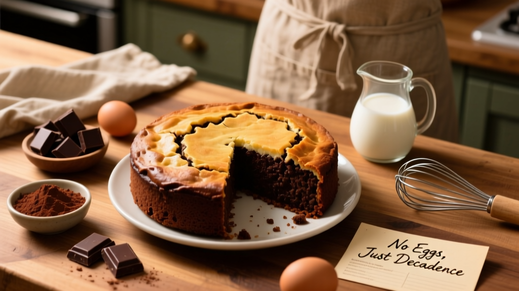 Eggless Chocolate Cake in Air Fryer (Easy & Crispy-Top!)