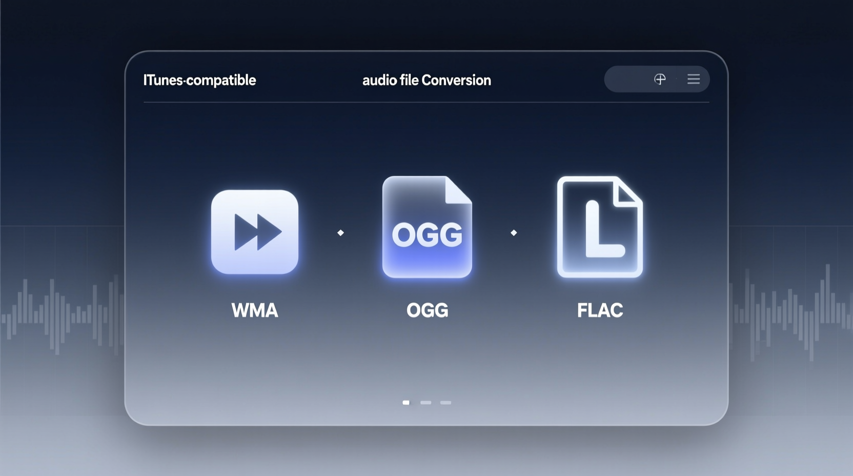 make itunes friendly to wma ogg and flac files