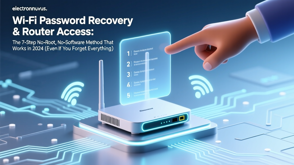 Wi-Fi Password Recovery & Router Access: The 7-Step No-Root, No-Software Method That Works in 2024 (Even If You Forgot Everything)