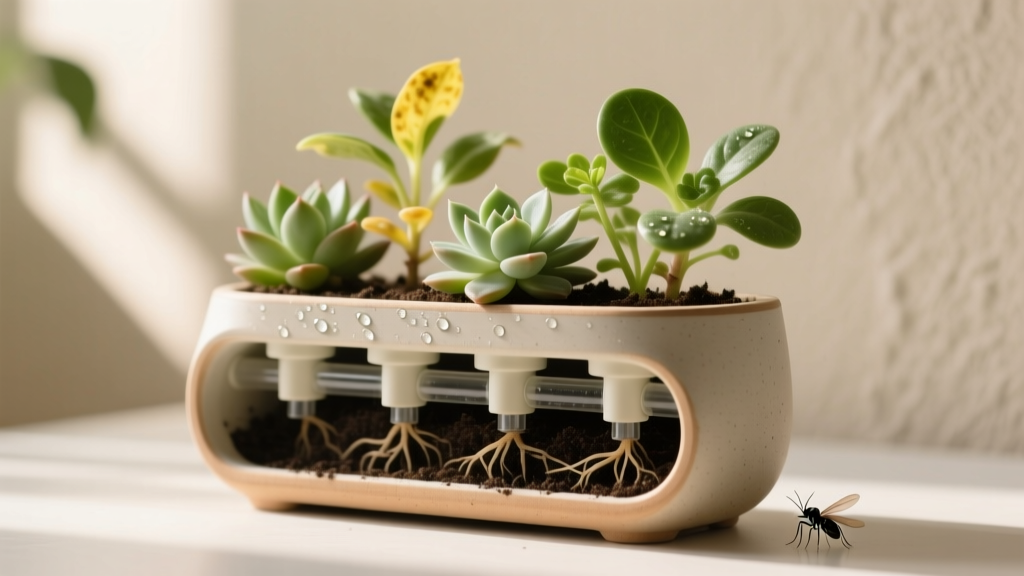 Self-Watering System for Indoor Plants Pest Control