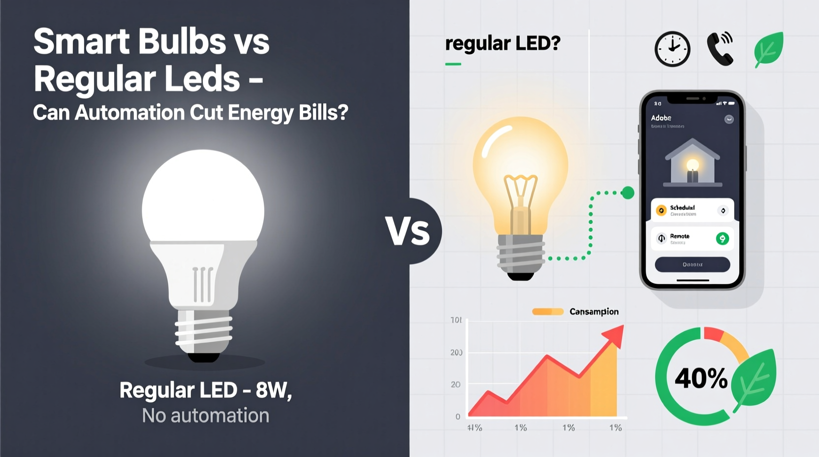 smart bulbs vs regular leds can automation really cut energy bills