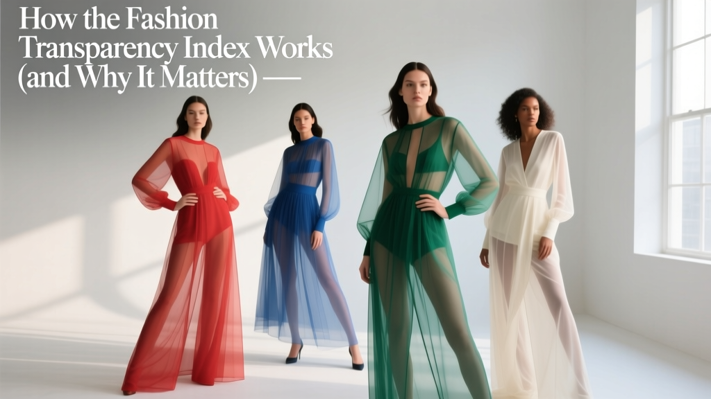 How the Fashion Transparency Index Works (and Why It Matters)