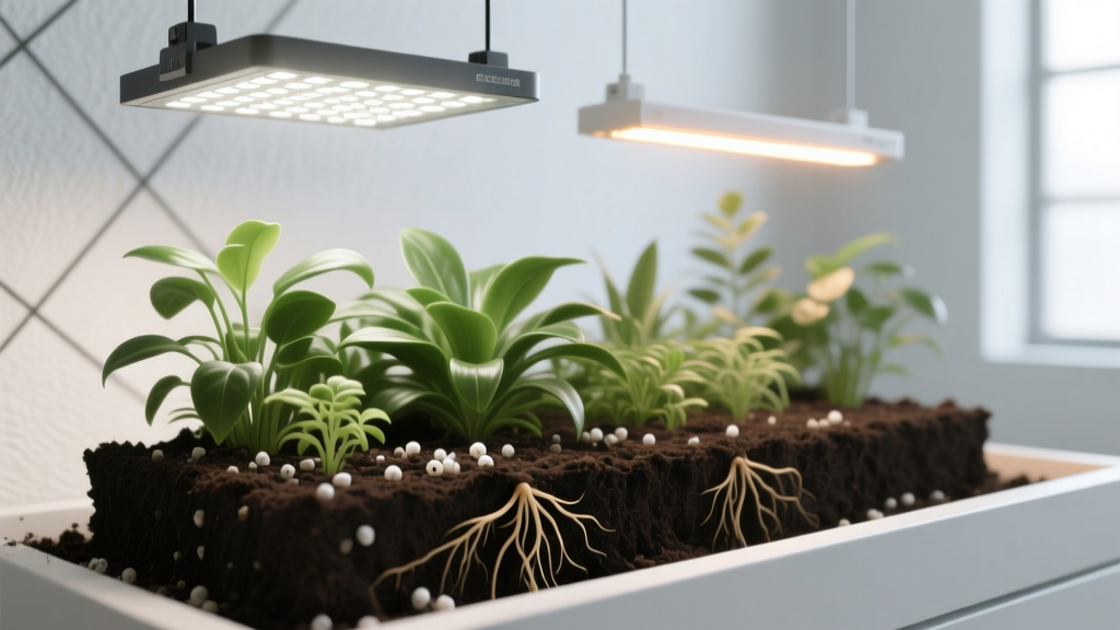 Grow Lights for Indoor Plants: Soil Mix Matters