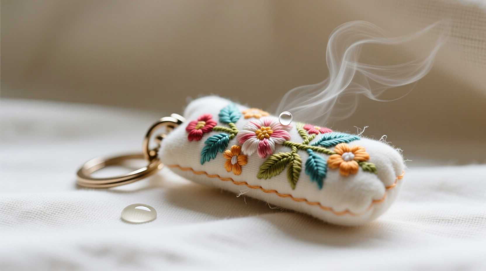 how to clean plush keychains safely