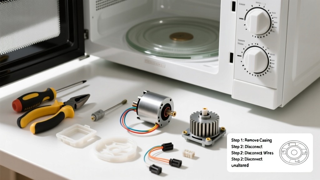 How to Replace a Microwave Turntable Motor