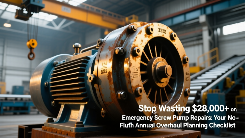 Screw Pump Overhaul Checklist: Save $28K+ Annually