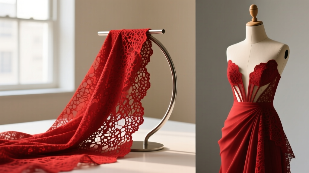 Red Lace Material: Design Guide & Sourcing Insights