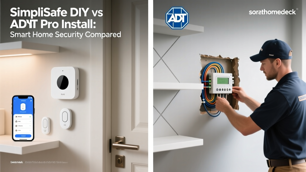 SimpliSafe DIY vs ADT Pro Install: Smart Home Security Compared