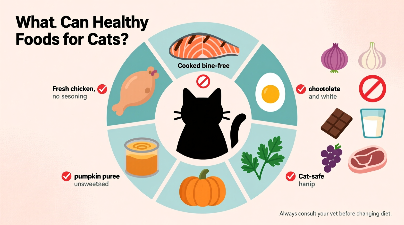 Safe Human Foods for Cats: What Cats Can and Cannot Eat