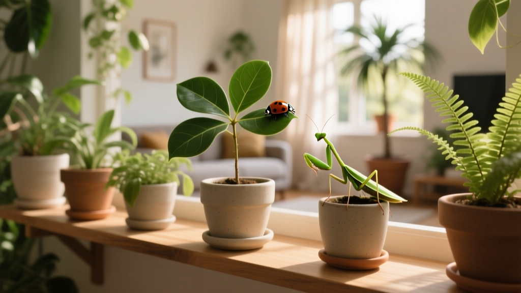 What Is Better For Indoor Plants Ladybugs Or Praying Mantis