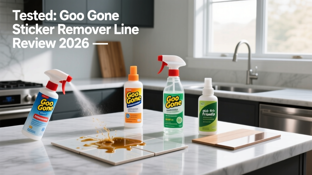 Tested: Goo Gone Sticker Remover Line Review 2026