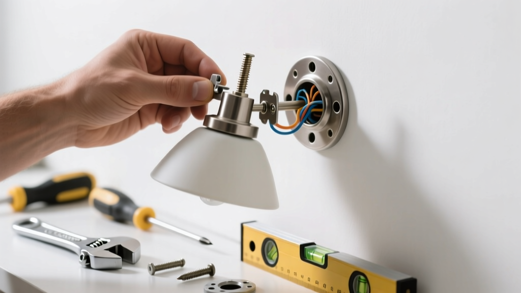 Fixing a Loose Wall Sconce: Replace the Faulty Mounting Part