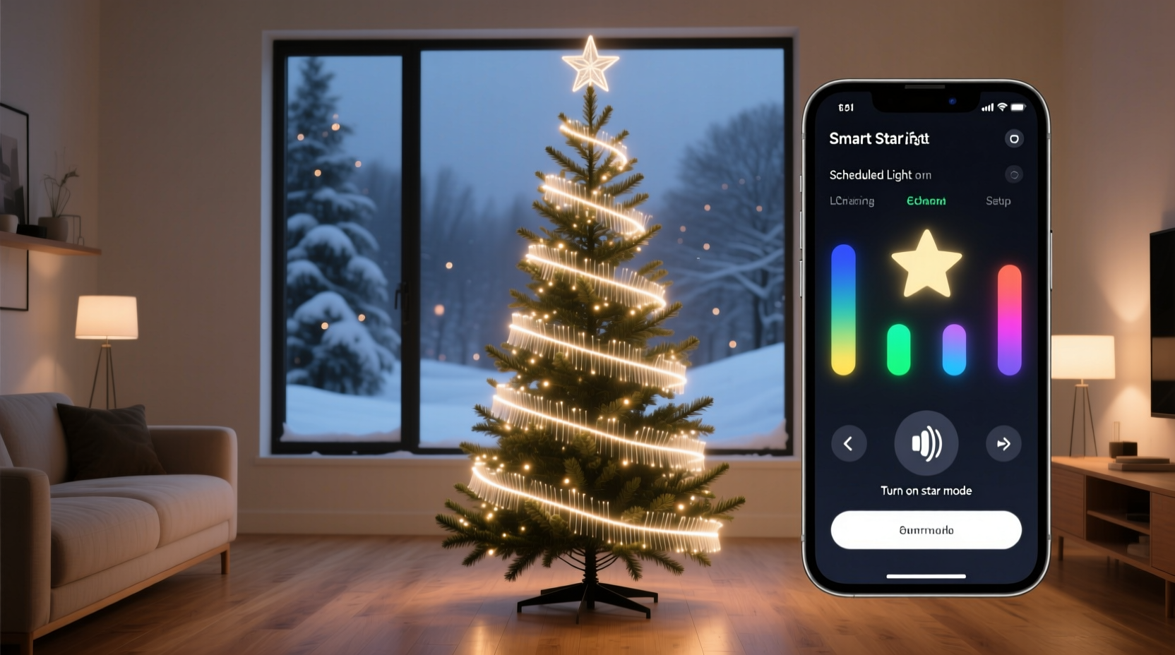 do smart christmas trees with built in lights actually save time