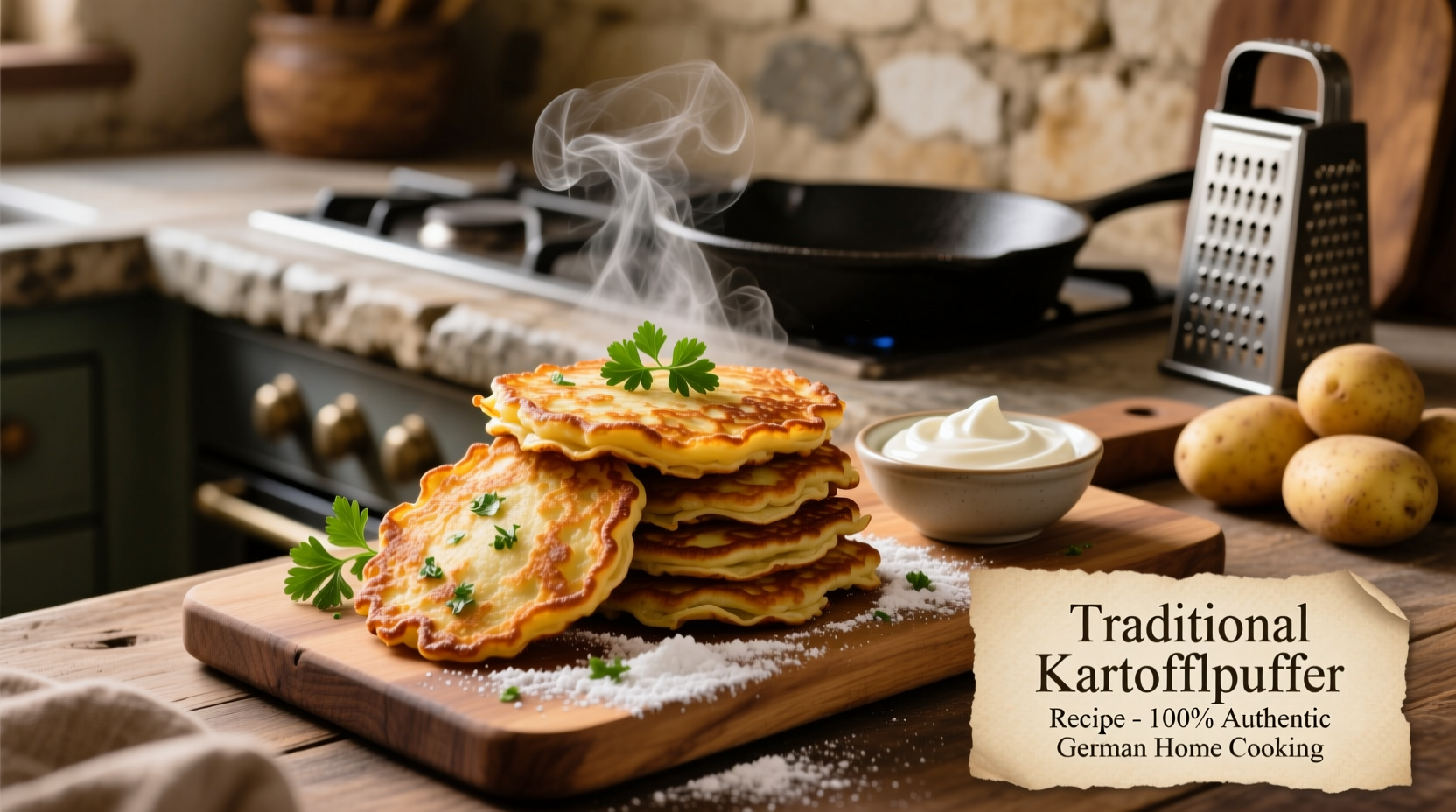 Authentic German Potato Pancake Recipe: Crispy Outside, Tender Inside