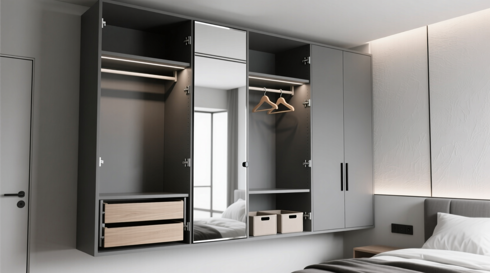 mirrored closet door worth it with windows