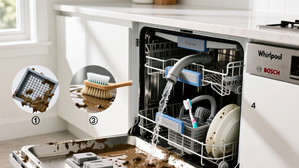 Tested: How to Get Mud Out of Dishwasher Fast (2026)