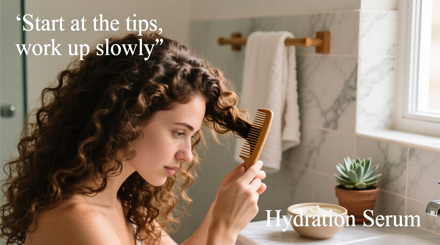 how to safely detangle thick hair without breaking strands