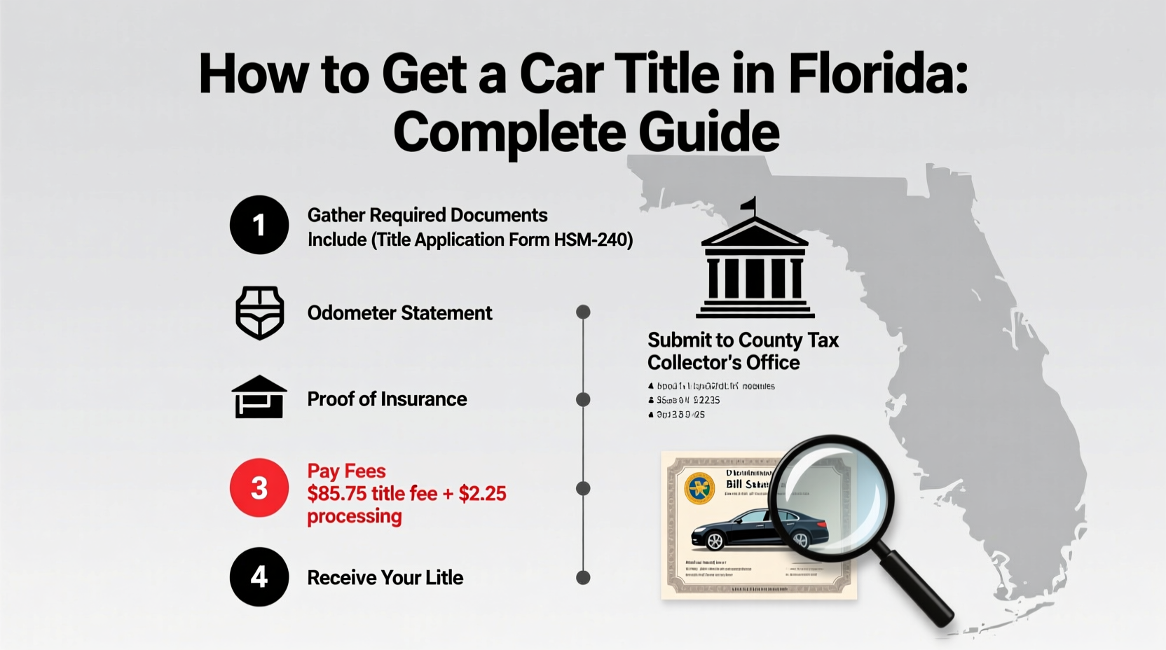 how to get car title in florida