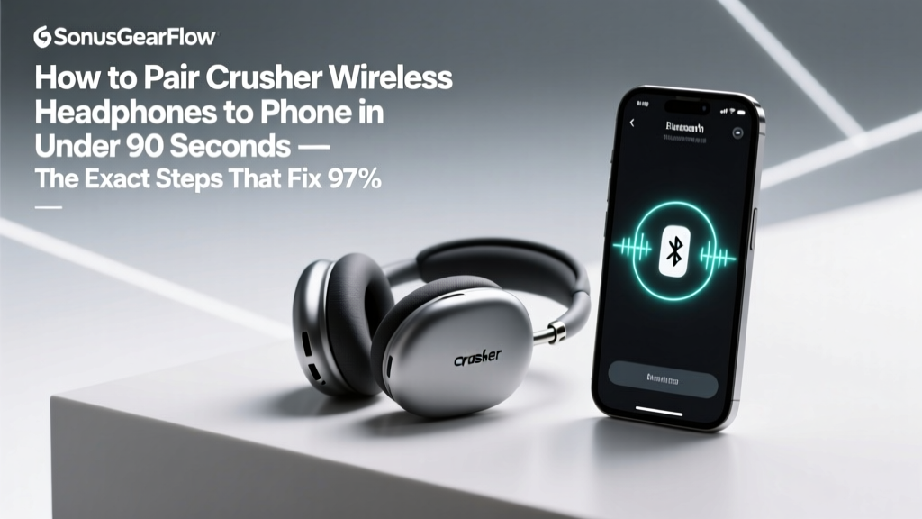 How to Pair Crusher Wireless Headphones to Phone (2026)