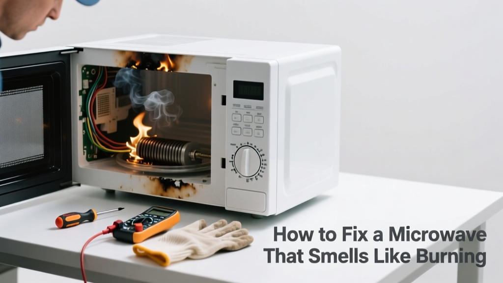 How to Fix a Microwave That Smells Like Burning