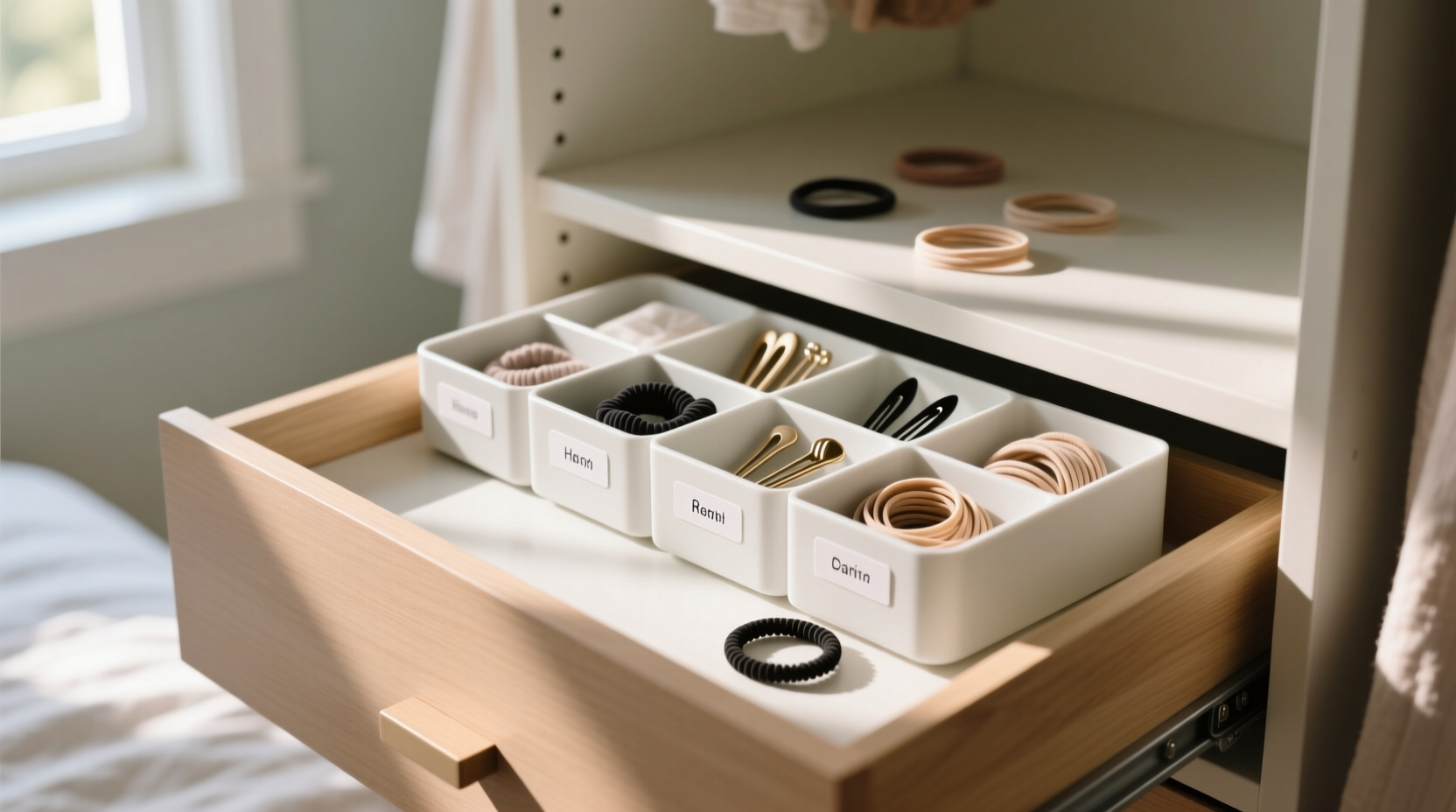 closet organization tips hair tie drawer vs ring dish