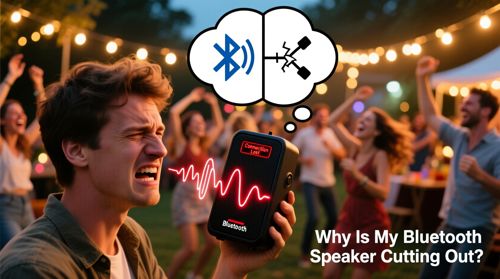 why is my bluetooth speaker cutting out during parties fixes