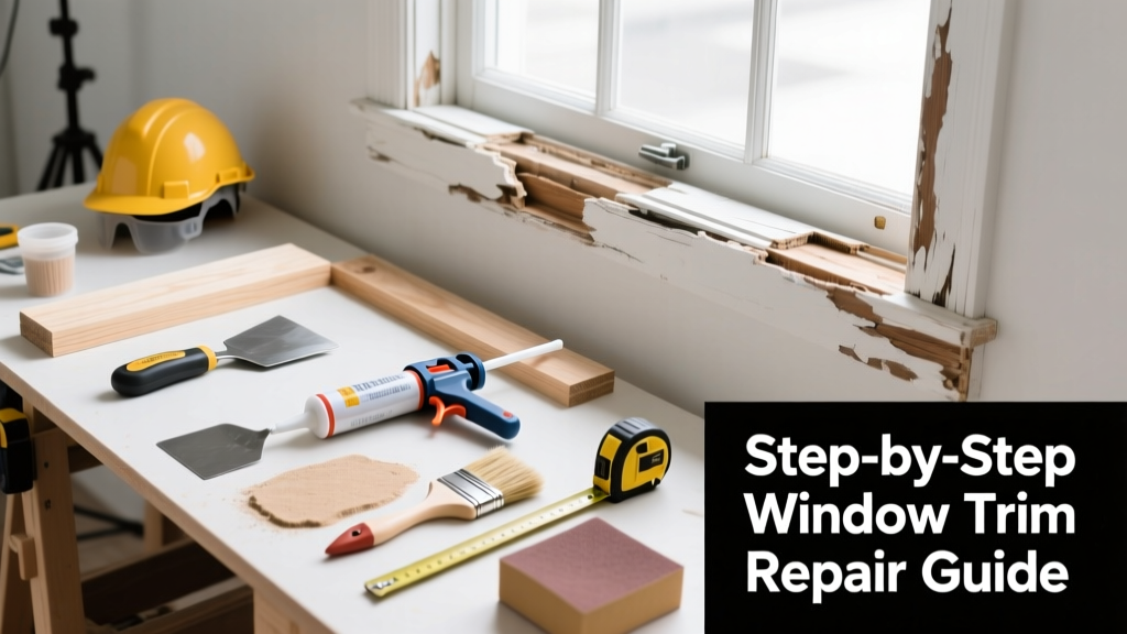 How to Fix Rotting Window Trim: Step-by-Step Repair