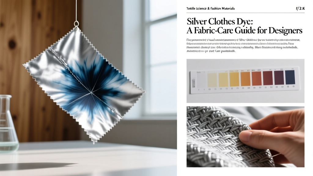 Silver Clothes Dye: A Fabric-Care Guide for Designers