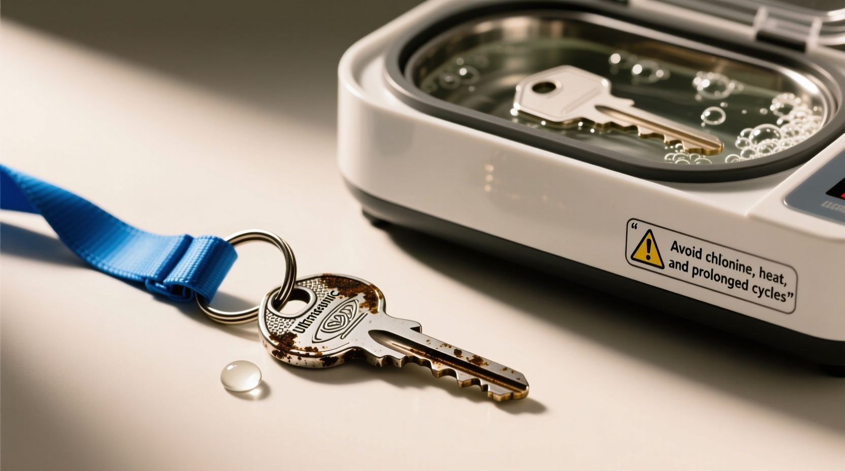 do ultrasonic cleaners work on tarnished silver keychains