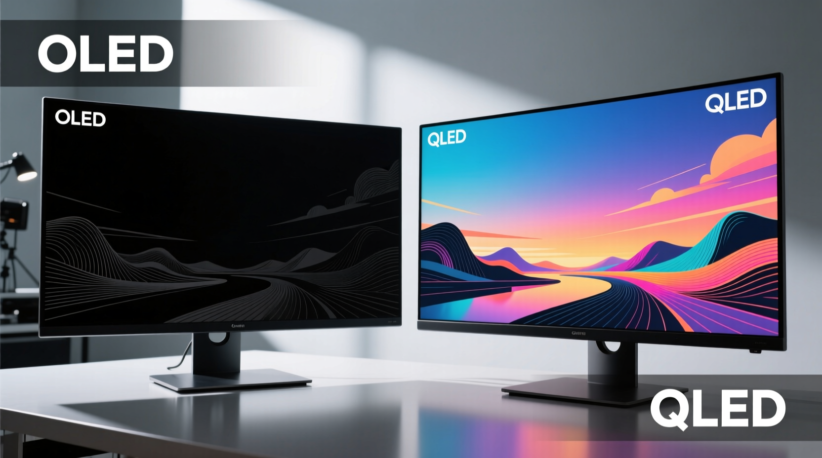 oled monitors vs qled which is better for graphic design work