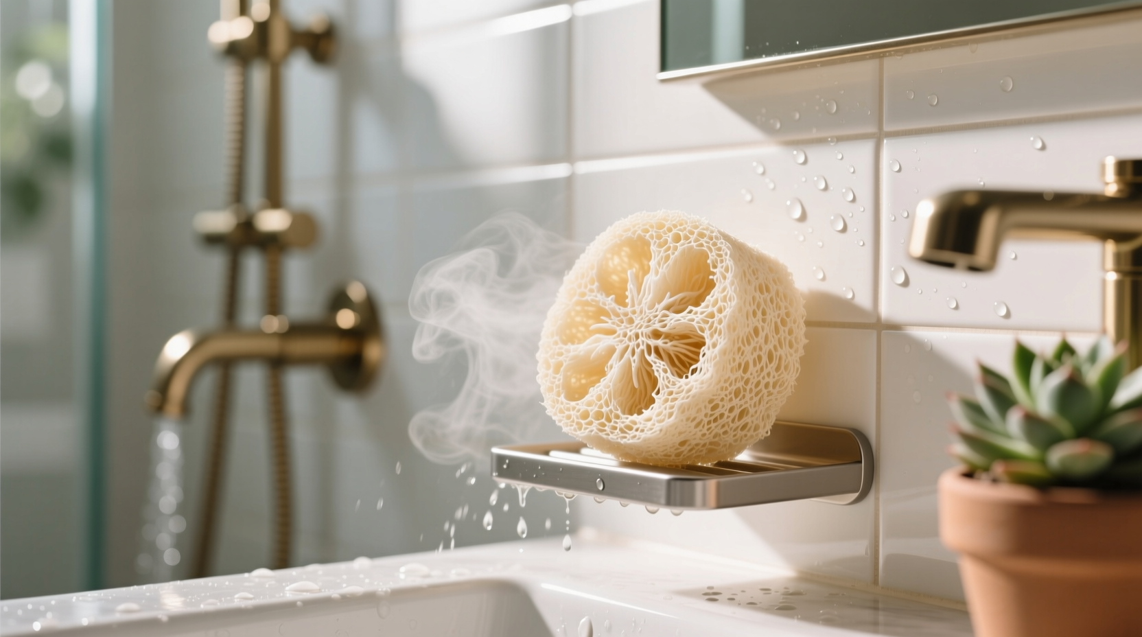 eco friendly cleaning tips sponges vs loofahs