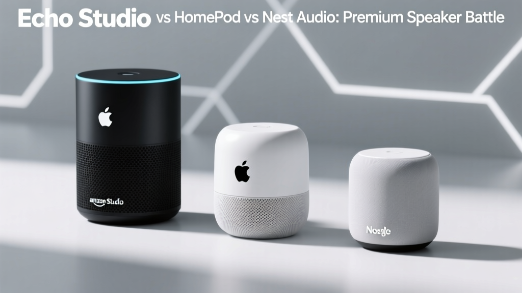 Echo Studio vs HomePod vs Nest Audio: Premium Speaker Battle