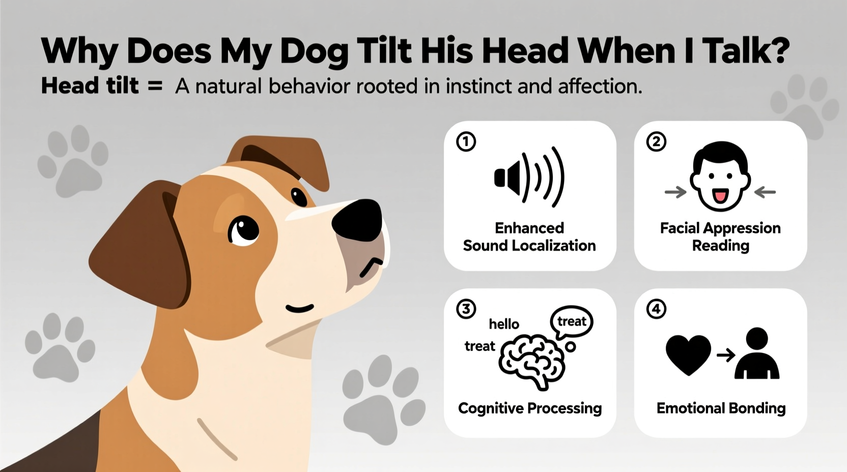 why does my dog tilt his head when i talk possible explanations