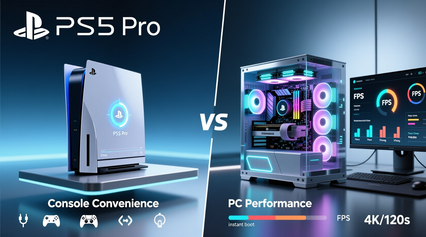ps5 pro vs pc build is console convenience worth the performance gap
