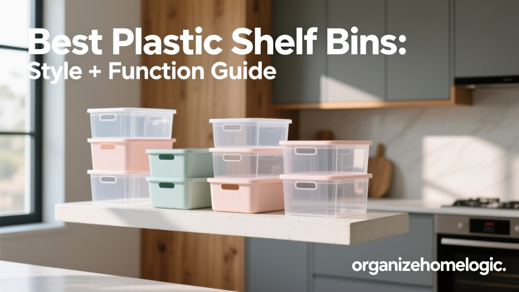 Best Plastic Shelf Bins: Style + Function Guide