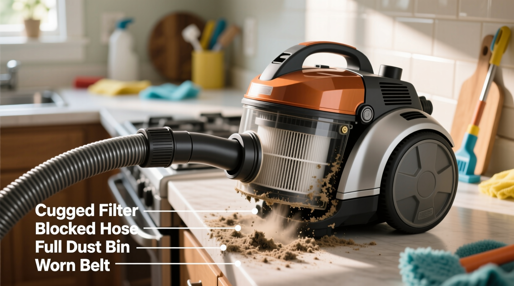 why does my vacuum lose suction and easy fixes to restore power