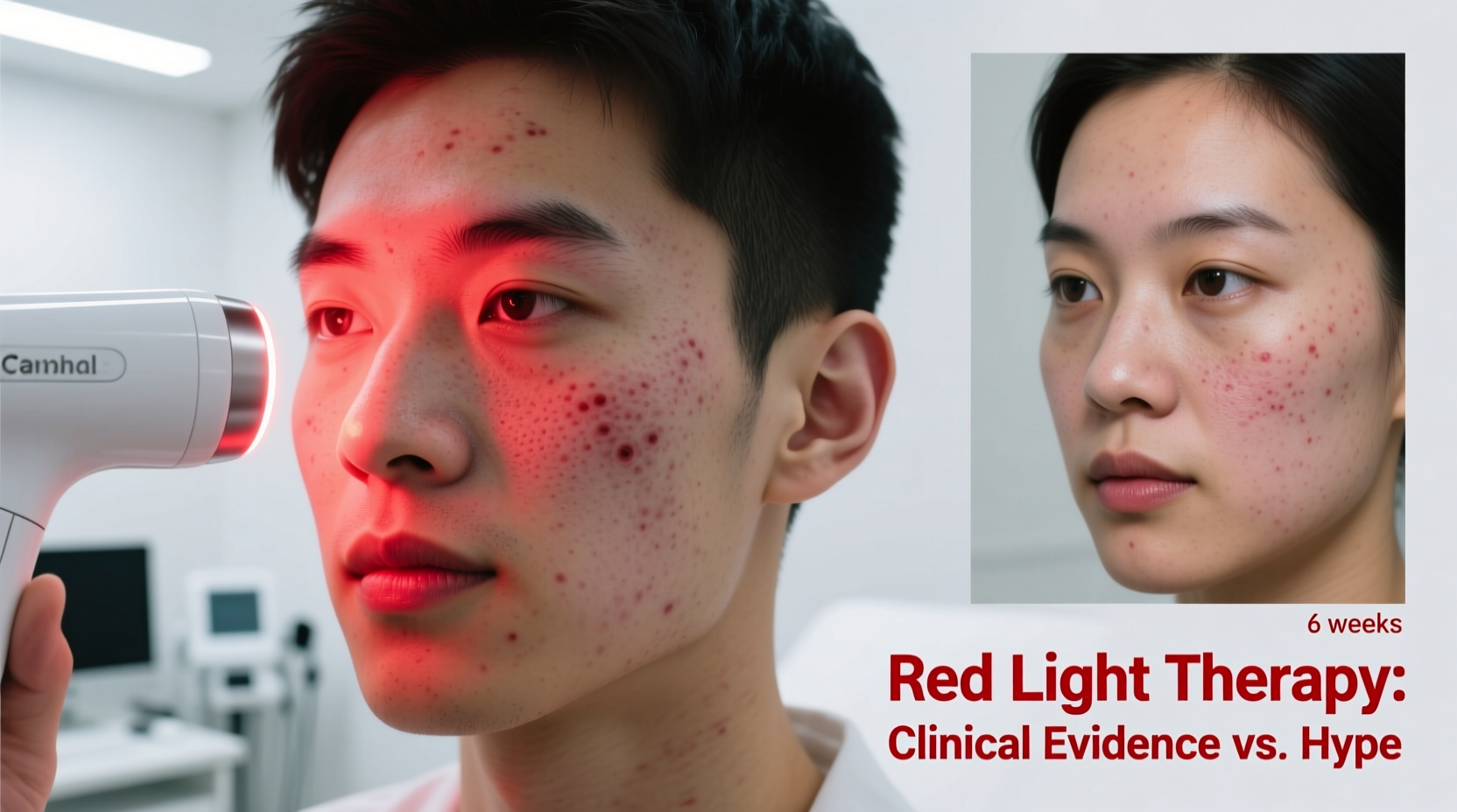 does red light therapy really help with acne or is it just expensive glow time