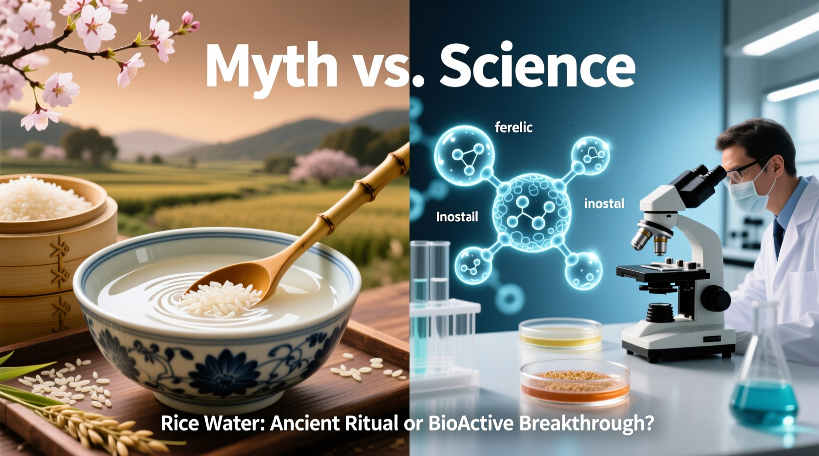 the biochemical basis: what's in rice water?