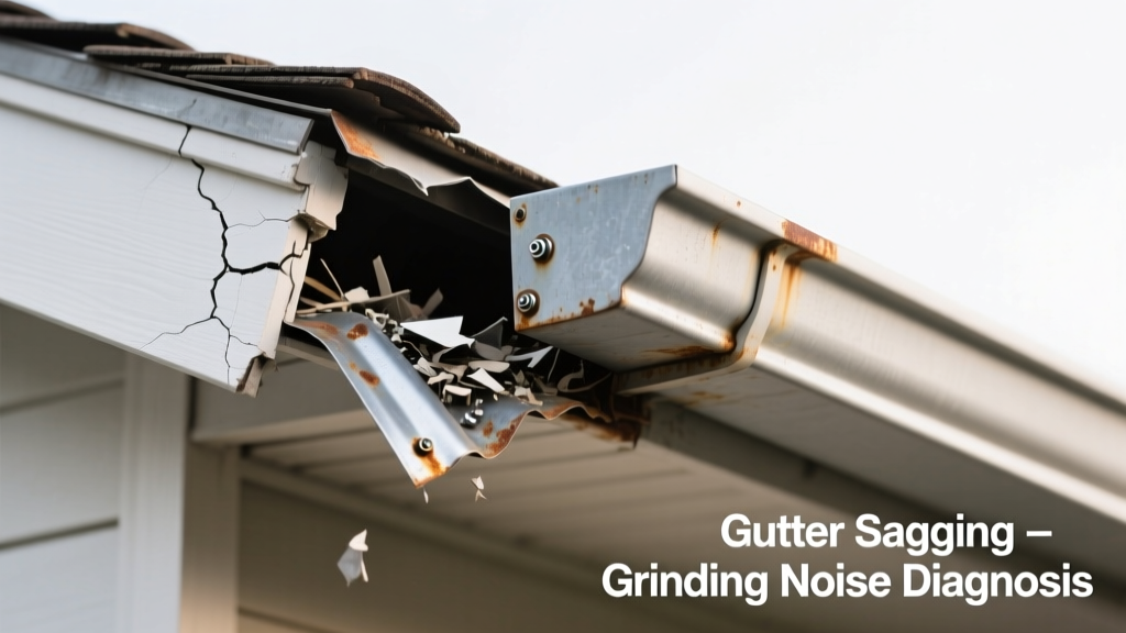 Gutter Sagging Making Grinding Noise: Quick Diagnosis