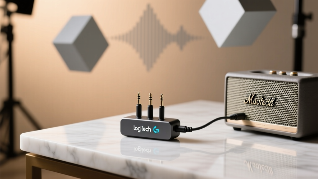 Logitech Bluetooth Receiver with Non-Powered Speakers