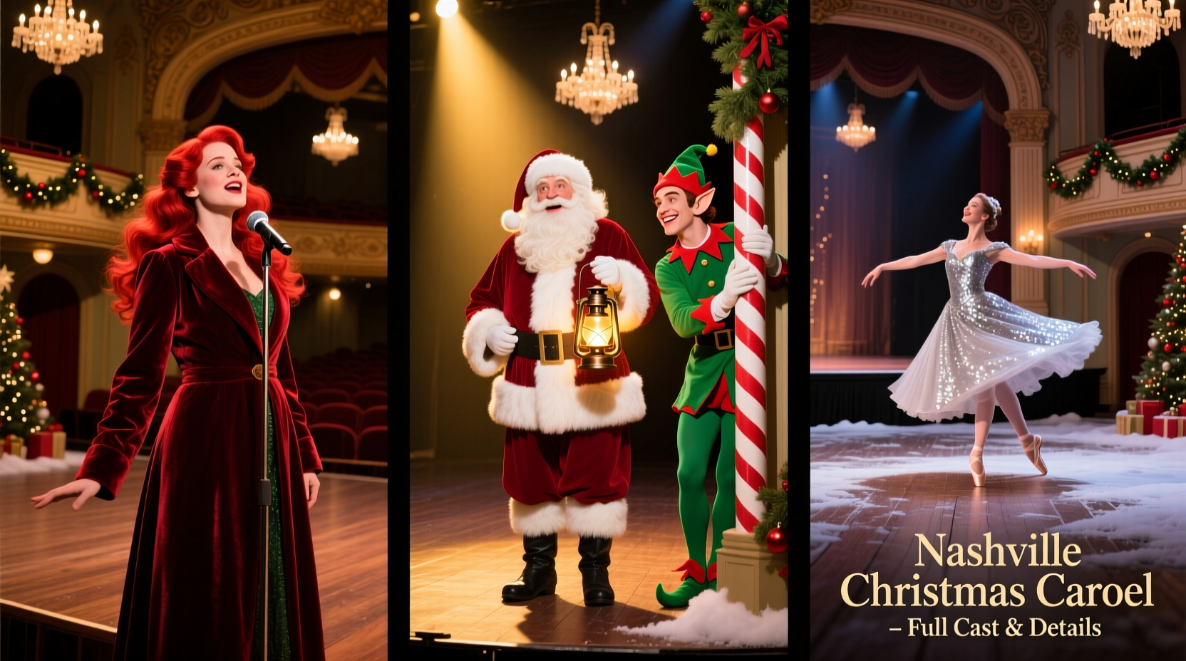 a nashville christmas carol cast