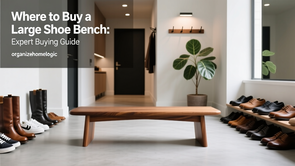 Where to Buy a Large Shoe Bench: Expert Buying Guide