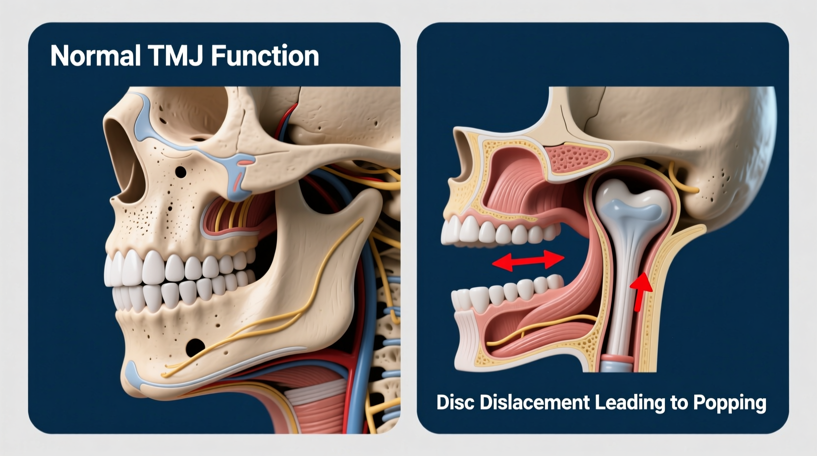 why does my jaw pop when i chew and should i worry