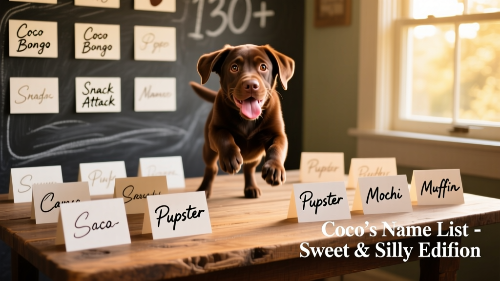 130+ Chocolate Lab Names For Your Sweet and Silly Coco Pup