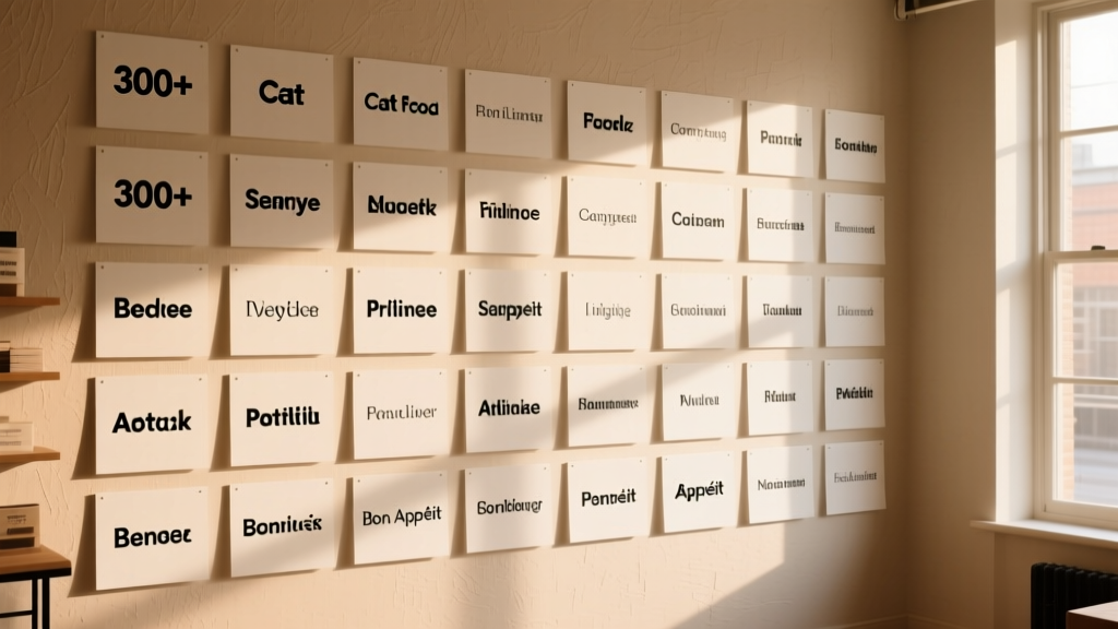300+ food names for cats