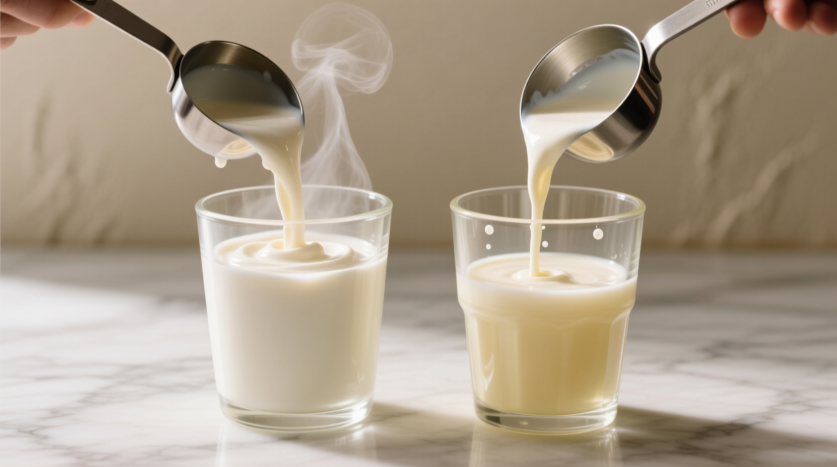 difference between heavy cream half and half